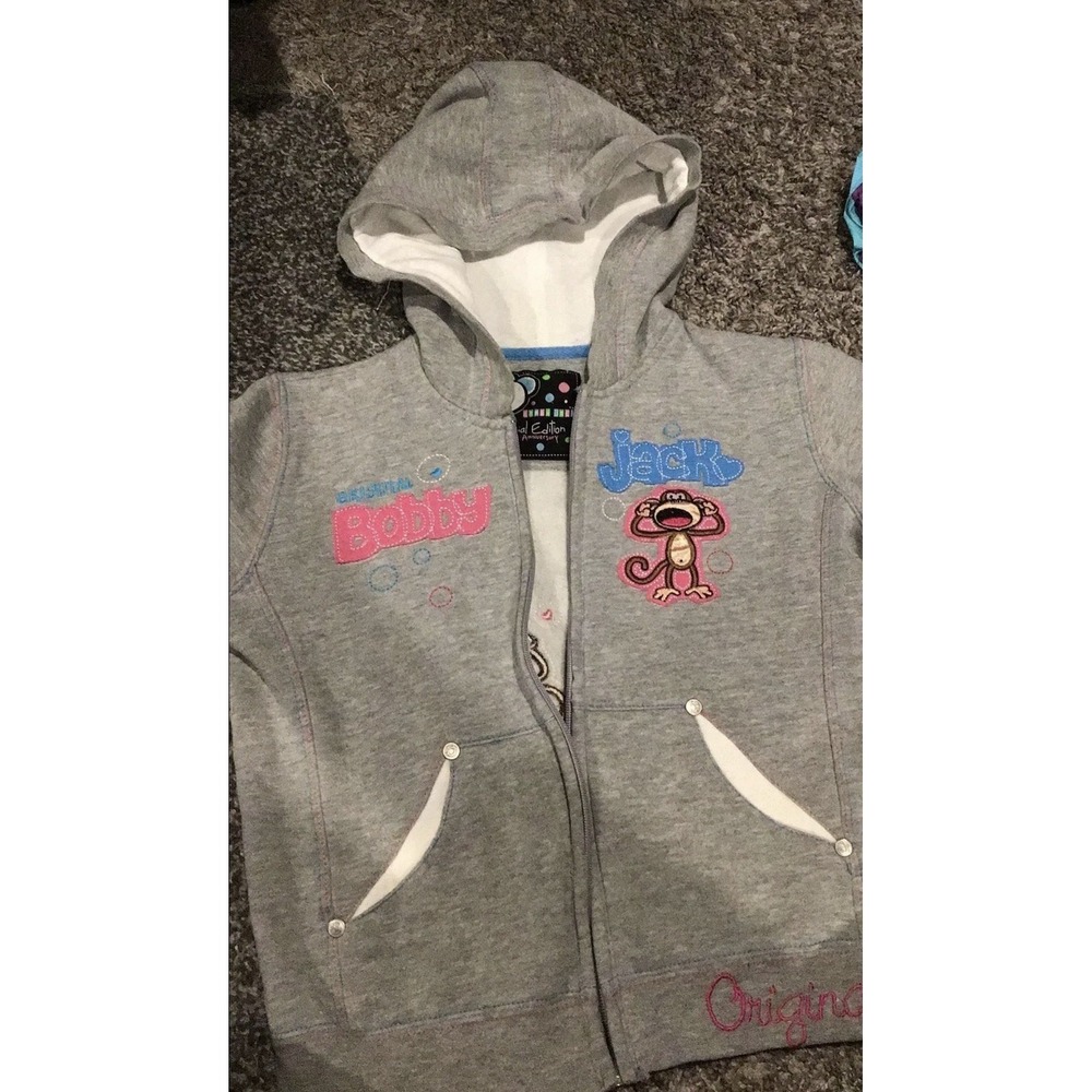 Med. RARE SPECIAL EDITION Y2K Bobby Jack Hoodie  *flaw*